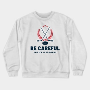 Funny Hockey Ice Crewneck Sweatshirt